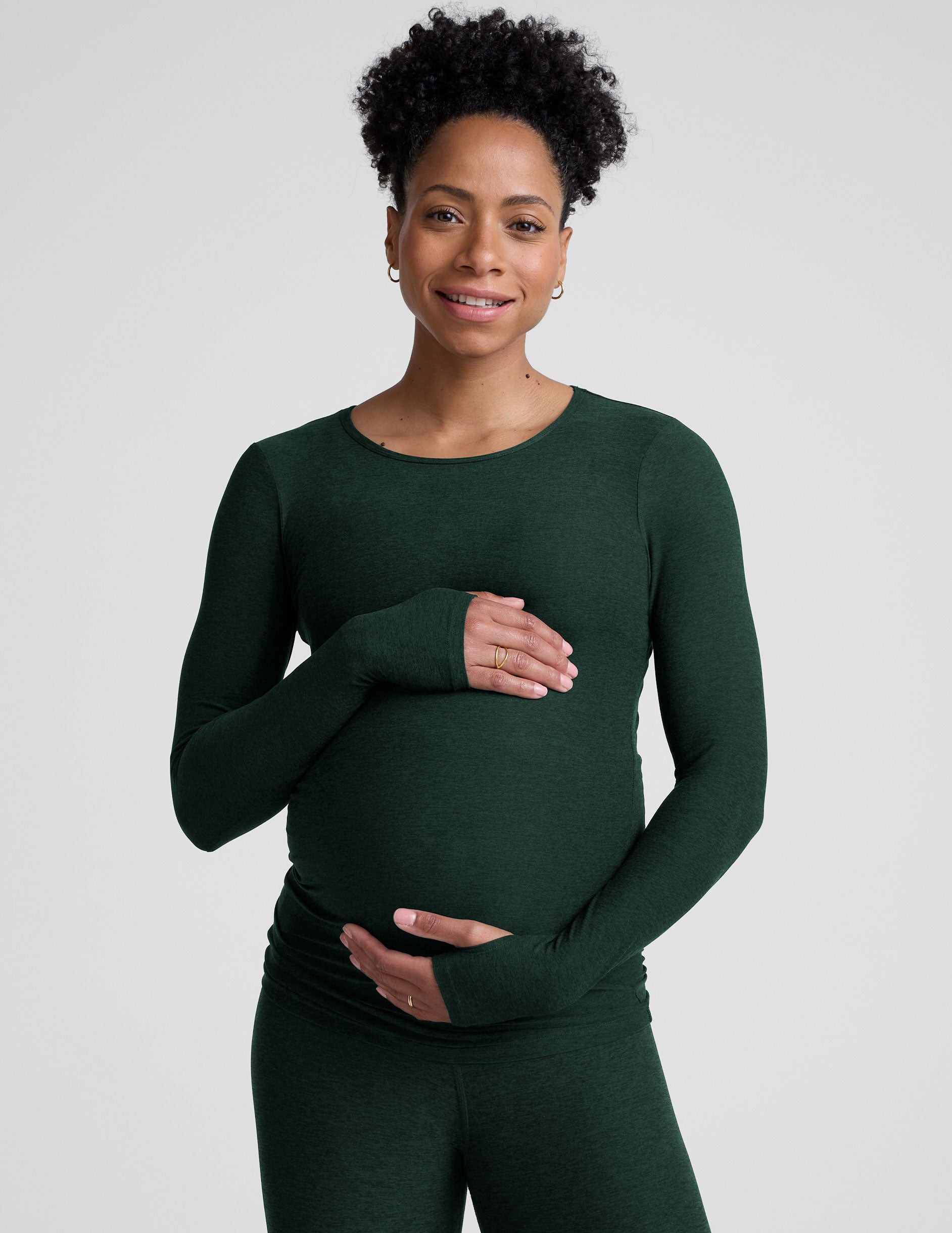 Featherweight Count On Me Maternity Crew Pullover - Image 3